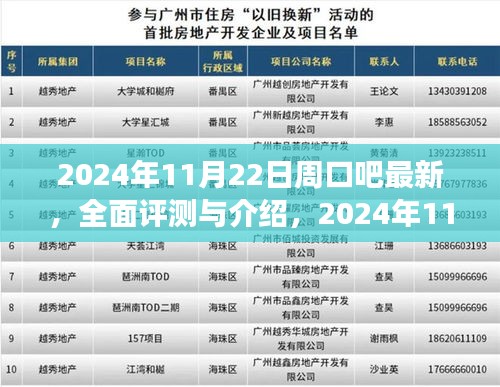 2024年11月22日周口吧全面评测与深度剖析