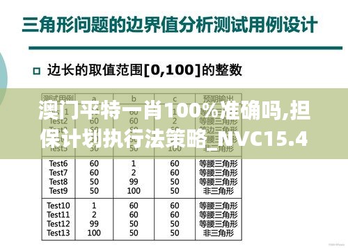 澳门平特一肖100%准确吗,担保计划执行法策略_NVC15.48