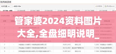 管家婆2024资料图片大全,全盘细明说明_KXD15.7