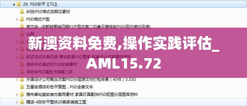 新澳资料免费,操作实践评估_AML15.72