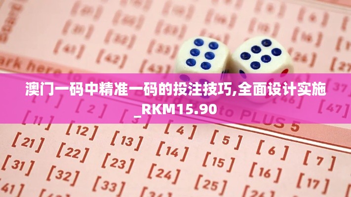 澳门一码中精准一码的投注技巧,全面设计实施_RKM15.90