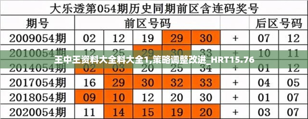 王中王资料大全料大全1,策略调整改进_HRT15.76