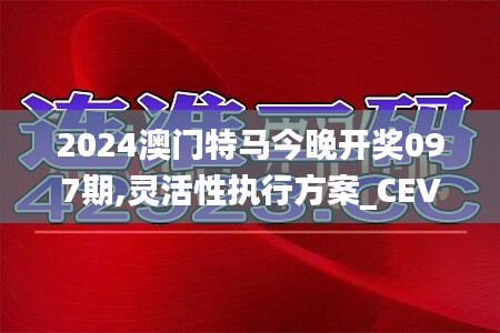 2024澳门特马今晚开奖097期,灵活性执行方案_CEV15.31