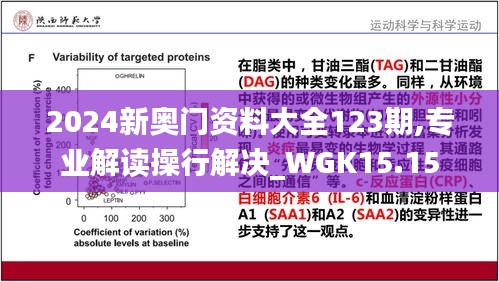 2024新奥门资料大全123期,专业解读操行解决_WGK15.15