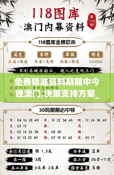 免费精准资料期期中今晚澳门,决策支持方案_USQ15.51