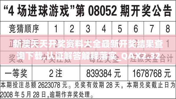 新澳天天开奖资料大全最新开奖结果查询下载,认证解答解释落实_QAX2.32