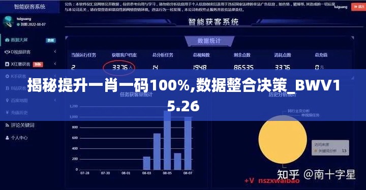 揭秘提升一肖一码100%,数据整合决策_BWV15.26