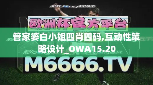 管家婆白小姐四肖四码,互动性策略设计_OWA15.20