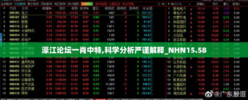 濠江论坛一肖中特,科学分析严谨解释_NHN15.58