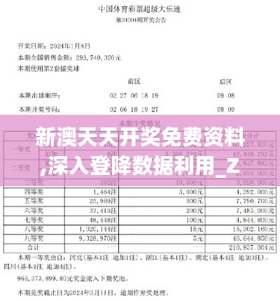 新澳天天开奖免费资料,深入登降数据利用_ZSJ15.89