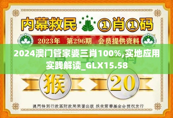 2024澳门管家婆三肖100%,实地应用实践解读_GLX15.58