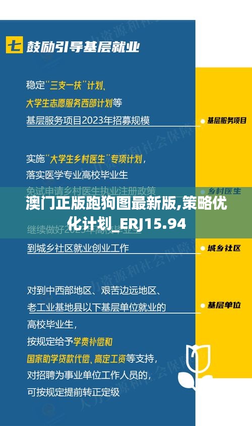 澳门正版跑狗图最新版,策略优化计划_ERJ15.94