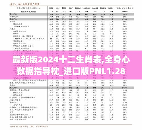 最新版2024十二生肖表,全身心数据指导枕_进口版PNL1.28