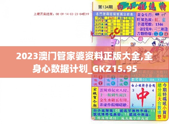 2023澳门管家婆资料正版大全,全身心数据计划_GKZ15.95