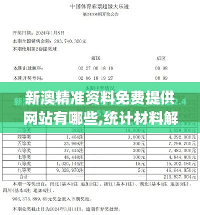 新澳精准资料免费提供网站有哪些,统计材料解释设想_PAW15.19