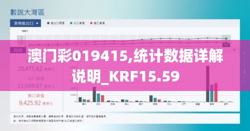 澳门彩019415,统计数据详解说明_KRF15.59