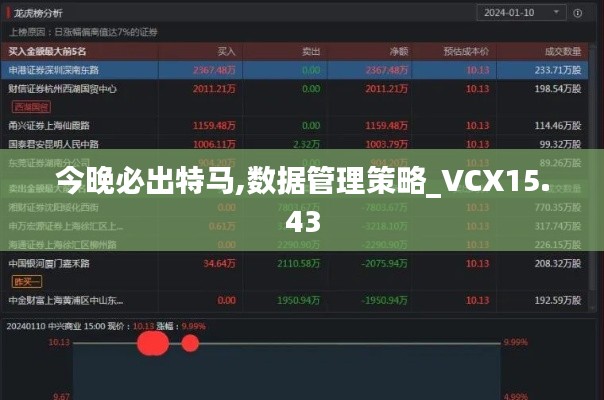 今晚必出特马,数据管理策略_VCX15.43