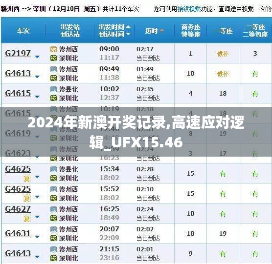 2024年新澳开奖记录,高速应对逻辑_UFX15.46