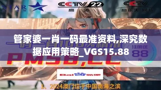 管家婆一肖一码最准资料,深究数据应用策略_VGS15.88