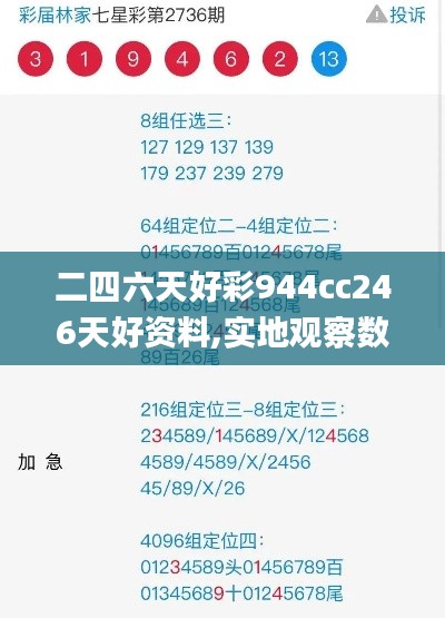 二四六天好彩944cc246天好资料,实地观察数据设计_七天版QCK1.33