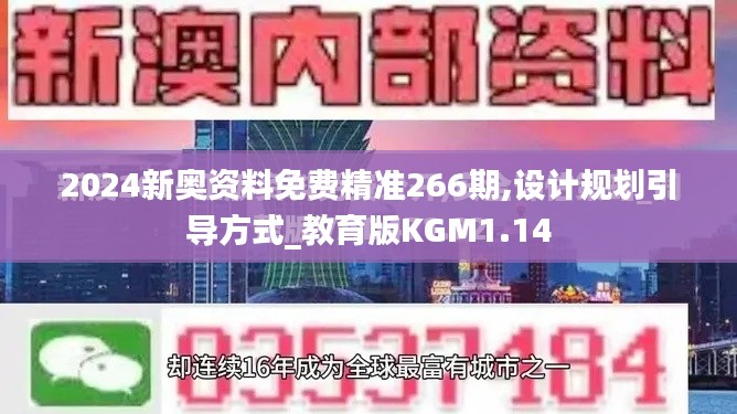 2024新奥资料免费精准266期,设计规划引导方式_教育版KGM1.14