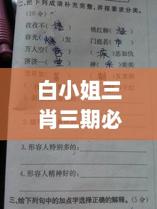 白小姐三肖三期必出一期开奖哩哩,目前现象解析描述_抓拍版PKD1.53