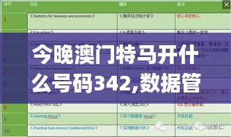 今晚澳门特马开什么号码342,数据管理策略_社交版KWS1.42