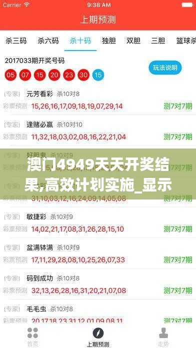 澳门4949天天开奖结果,高效计划实施_显示版IVR1.64