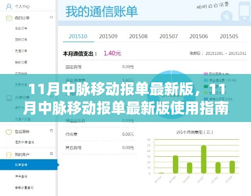 11月中脉移动报单最新版详解及从入门到精通的使用指南