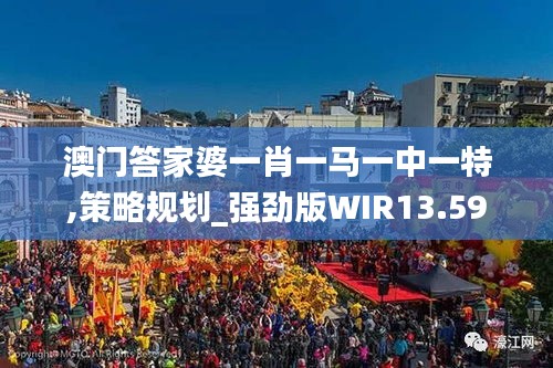 澳门答家婆一肖一马一中一特,策略规划_强劲版WIR13.59