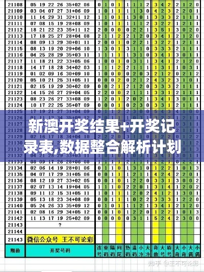 新澳开奖结果+开奖记录表,数据整合解析计划_交互版PFS16.54