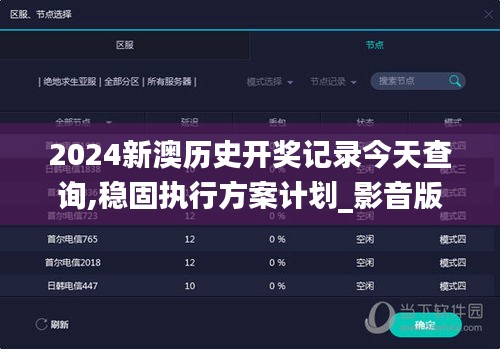 2024新澳历史开奖记录今天查询,稳固执行方案计划_影音版INY16.71