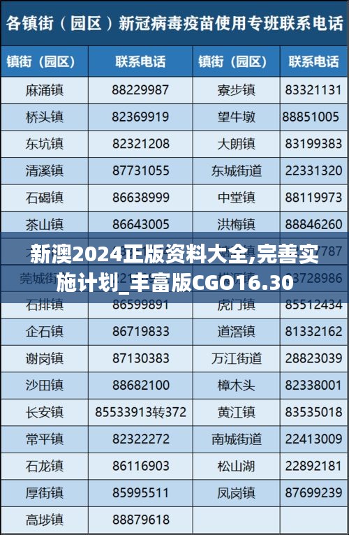 新澳2024正版资料大全,完善实施计划_丰富版CGO16.30