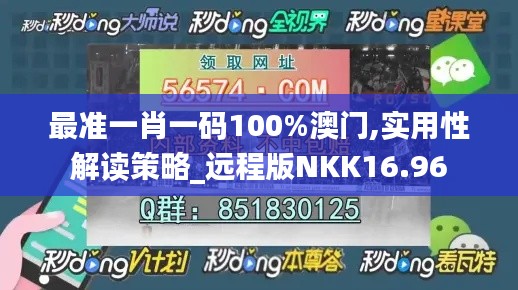 最准一肖一码100%澳门,实用性解读策略_远程版NKK16.96