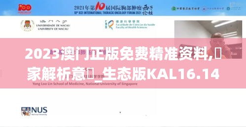 2023澳门正版免费精准资料,專家解析意見_生态版KAL16.14