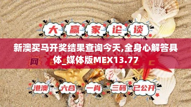 新澳买马开奖结果查询今天,全身心解答具体_媒体版MEX13.77