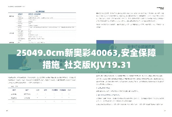 25049.0cm新奥彩40063,安全保障措施_社交版KJV19.31