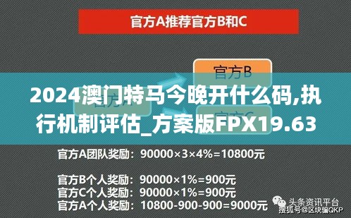 2024澳门特马今晚开什么码,执行机制评估_方案版FPX19.63