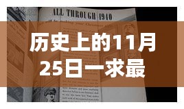 揭秘历史上的11月25日，最新研究指南与步骤解析