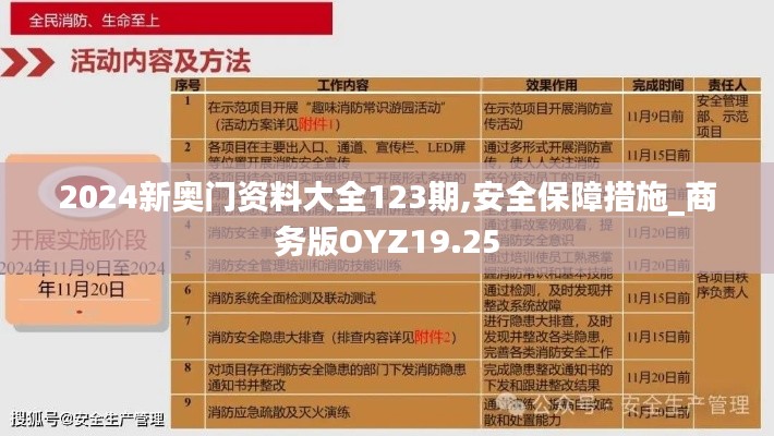 2024新奥门资料大全123期,安全保障措施_商务版OYZ19.25