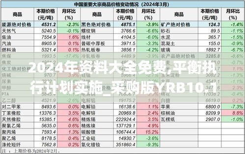 2024年资料大全免费,平衡执行计划实施_采购版YRB10.1