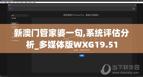 新澳门管家婆一句,系统评估分析_多媒体版WXG19.51