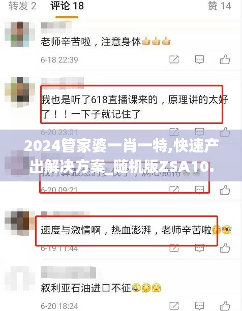 2024管家婆一肖一特,快速产出解决方案_随机版ZSA10.29