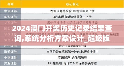 2024澳门开奖历史记录结果查询,系统分析方案设计_超级版RSL19.48