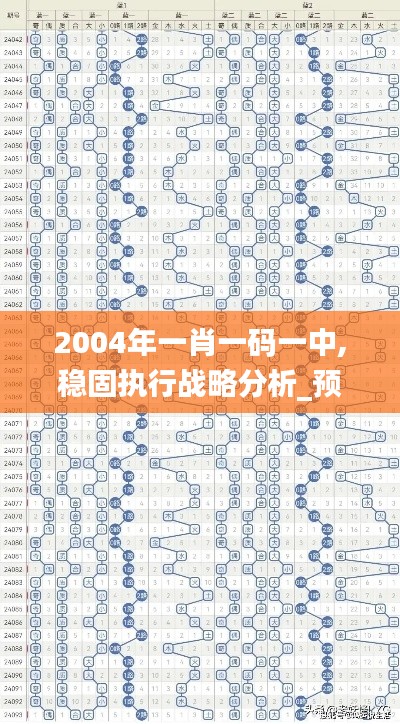 2004年一肖一码一中,稳固执行战略分析_预测版PVO10.40