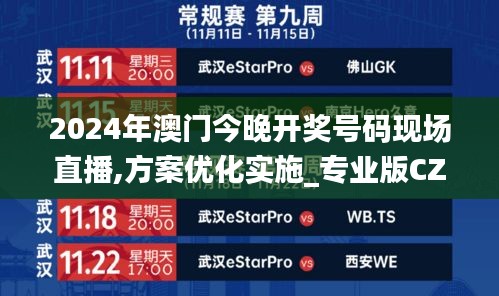 2024年澳门今晚开奖号码现场直播,方案优化实施_专业版CZD19.71