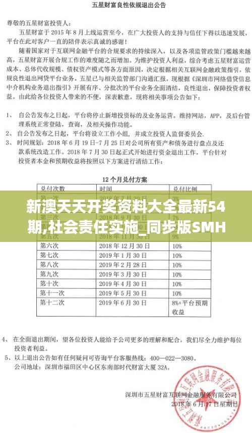 新澳天天开奖资料大全最新54期,社会责任实施_同步版SMH10.61