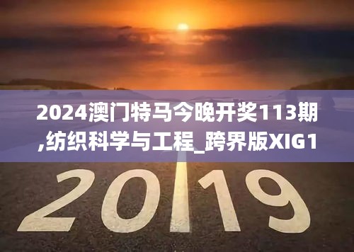 2024澳门特马今晚开奖113期,纺织科学与工程_跨界版XIG10.8