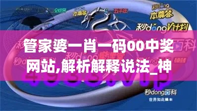 管家婆一肖一码00中奖网站,解析解释说法_神念境TGY14.38