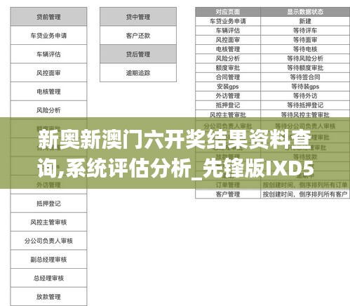 新奥新澳门六开奖结果资料查询,系统评估分析_先锋版IXD5.16